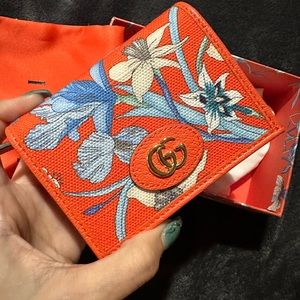 Gucci Flora Collection Bi-Fold Wallet